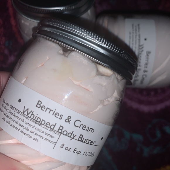Berries n Cream Whipped Body Butter Hand Made Small Batches Smells Delicious